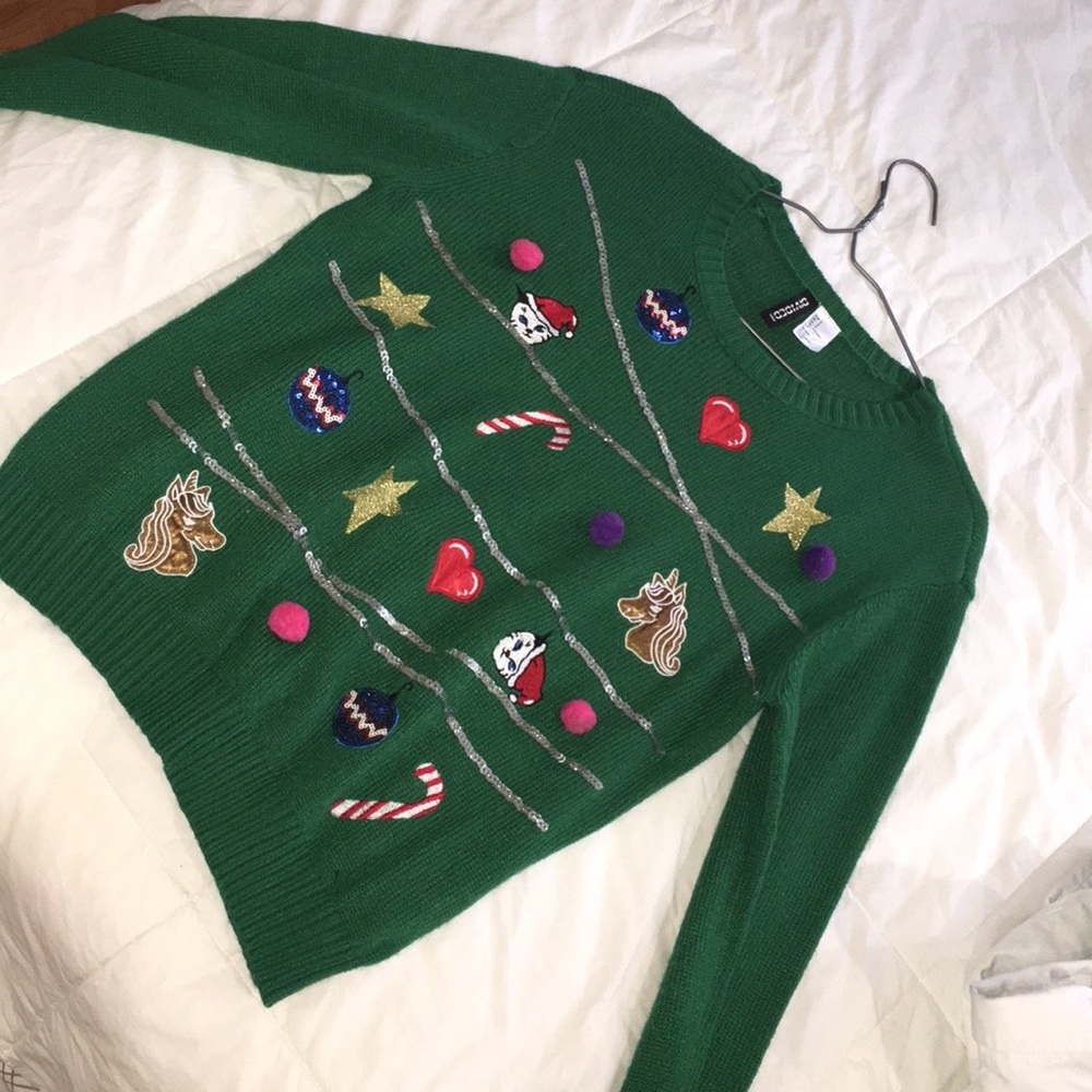 A cute “Ugly Christmas” sweater.